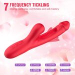 KELESTA 3 in1 Sucking,Flapping,Thrusting Rechargable Vibration Dildo - Image 5