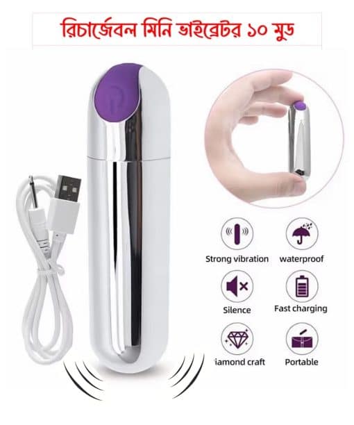 bullet-510x612 Mini Bullet Rechargable Vibrator For Women - Image 1