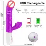 G-spot vibrator with heating and thrusting - Image 5