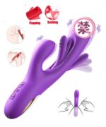 KELESTA 3 in1 Sucking,Flapping,Thrusting Rechargable Vibration Dildo